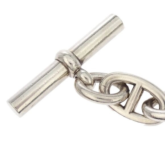 Hermes Chaine d'Ancre TGM Bracelet Ag925 Silver 12D13742 177670 - Picture 2 of 4